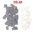 10Pcs- Thermal Insulator Pad For TO-3P Transistor Silicone Insulator Heatsinks TO3P Insulator Sheet For 5200 1943 Mosfet Transistors With Insulation Plastic Washer.