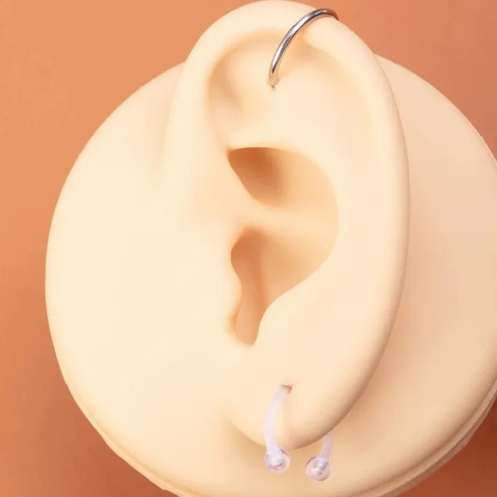 9pcs%20Hoop%20Nose%20Ring%20Septum%20Piercing%20Set%20Silver%20Color%20Surgical%20Steel%20Cartilage%20Earring%20Tragus%20Helix%20Circular%20BCR%20Ear%20Body%20Jewelry%20-%20Image%202