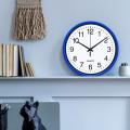 Silent Wall Clock Quartz Sweep Movement Wall Clock Number Round Wall Clock for Home Office Decoration Silent for Kitchen. 