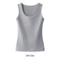Sunnyheart Bottoming Vest Stretchy O-Neck Sleeveless Sport Bottoming Top. 