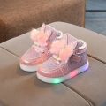 Kids Sneakers With lamp Children Baby Girls Boys Autumn leisure Shoes Led Luminous Sport Run Sneakers Infantil Light Up Shoes. 