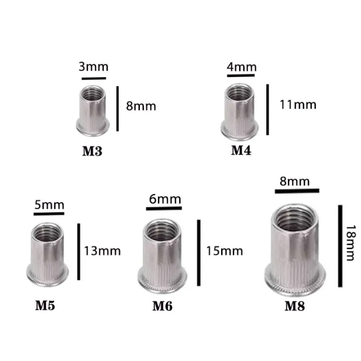 150%20Pcs%20Rivet%20Nut%20Thread%20Insert%20Stainless%20Steel%20Rivet%20Nut%20With%20Threaded%20Retainer%20Mechanical%20Tools%20Clamping%20Lever%20Rivet%20Nut%20Set%20-%20Image%207