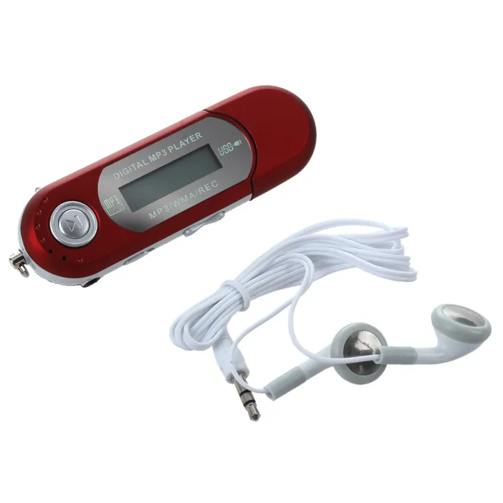 2X%208G%20USB%20Flash%20Drive%20MP3%20Player%20FM%20Walkman%20Red%20-%20Image%203