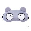 Eye Mask Lightweight Cartoon Expression Eye Mask Funny Sleeping Mask Cover Travel Relax Eye Band Eyepatch Aid Kids Blindfold. 