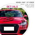 Universal Auto Headlight Claw Stripe car Sticker.