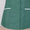 60%HOT Healthcare Nurse Robe Nurse Clothing T-Shirt V Neck Pocket Short Sleeve Button Nursing Staff Uniform Clothing Beauty Salo.