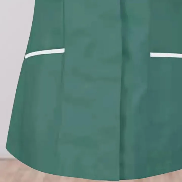 60%25HOT%20Healthcare%20Nurse%20Robe%20Nurse%20Clothing%20T-Shirt%20V%20Neck%20Pocket%20Short%20Sleeve%20Button%20Nursing%20Staff%20Uniform%20Clothing%20Beauty%20Salo%20-%20Image%208