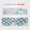 Plated punk keycaps mechanical keyboard keycaps character glow retro translucent keycaps phonetic Thai round keycaps.
