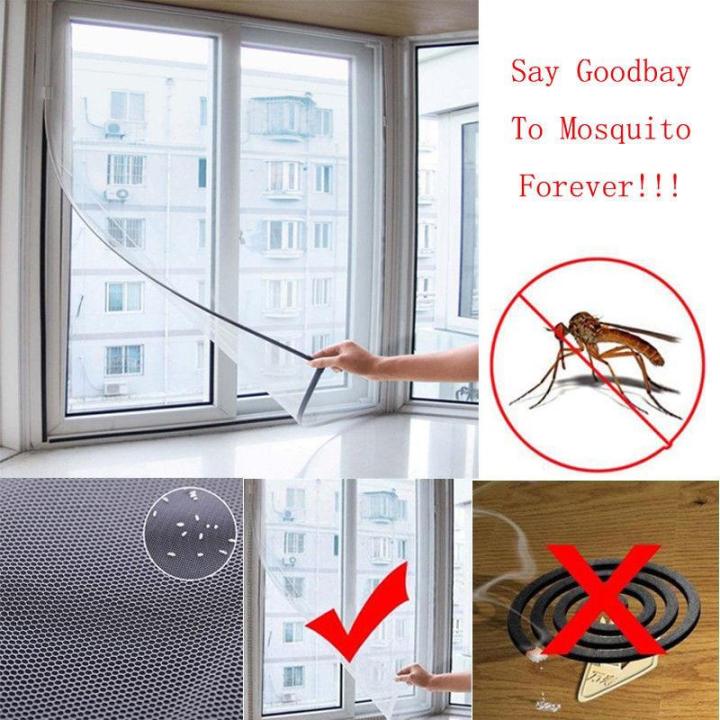 4.5/5%20Feet%20Mosquito%20Window%20Net%E2%80%94DIY%20%20Screen%20Window%20Mesh%20Replacement%20Curtain%20Mosquito%20Net%20with%20Sticky%20Hook%20&%20Loop%20-%20Image%205