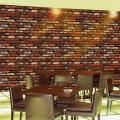 3D Wall Paper Brick Stone Rustic Effect Self-adhesive Wall Sticker Home Decor. 
