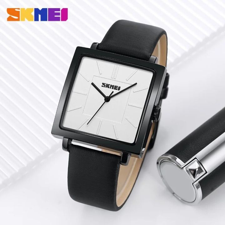 SKMEI%202032%20Women%20Quartz%20Watch%20Luxury%20Leather%20Strap%20Waterproof%20Women's%20Clock%20Casual%20Simple%20Girl%20Wristwatch%20Reloj%20Hombre%201961%201620%20-%20Image%203