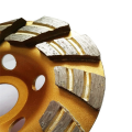Diamond Angle Grinder Grinding Disc 100mm Cement Stone Concrete Bowl Grinding Disc Cutting Disc Tool Easy to Use Yellow. 