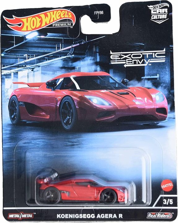 Hotwheels Premium Koenigsegg Agera R (White) 1:64 Scale