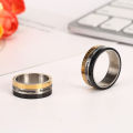 Punk Steel Tricolor Calendar Time Rings For Men Boys style Ring. 