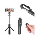 Gristel XT-02 In 1 Bluetooth Selfie Stick Horizontal and Vertical Shooting Mobile Phone Tripod Remote Control Selfie Stand for Making TikTok, Vlog Videos and Tripod Stand Selfie Stick for for Mobile and All Smart Phones.