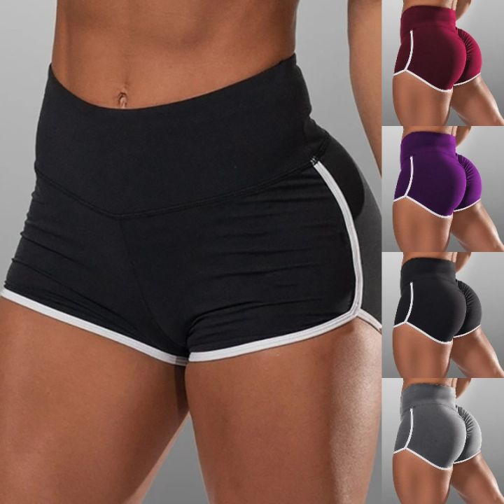 New%20Summer%20Sport%20Shorts%20Women%20High%20Waist%20Elasticated%20Seamless%20Fitness%20Leggings%20Push%20Up%20Gym%20Training%20Gym%20Tights%20Pocket%20Short%20-%20Image%204