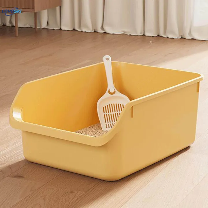 Semi%20Enclosed%20Cat%20Bedpan%20Cat%20Litter%20Container%20Cat%20Toilet%20Sand%20Box%20yellow%20-%20Image%202