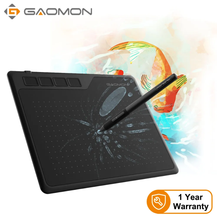 GAOMON S620 6.5 x 4 Inches Digital Tablet Anime, Graphic Tablet for Drawing Playing OSU with 8192 Levels Battery-Free Pen