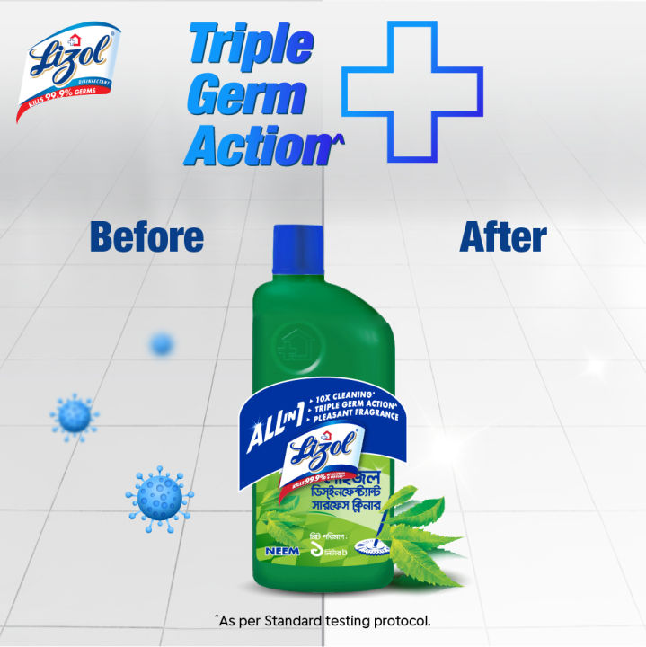 Lizol%20Disinfectant%20Floor%20&%20Surface%20Cleaner%201L%20Neem,%20Kills%2099.9%25%20Germs%20-%20Image%204