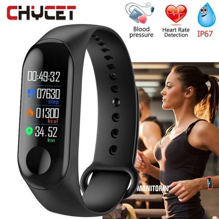 M3 Smart Band Waterproof Heart Rate Monitor Bluetooth Smart Sleep