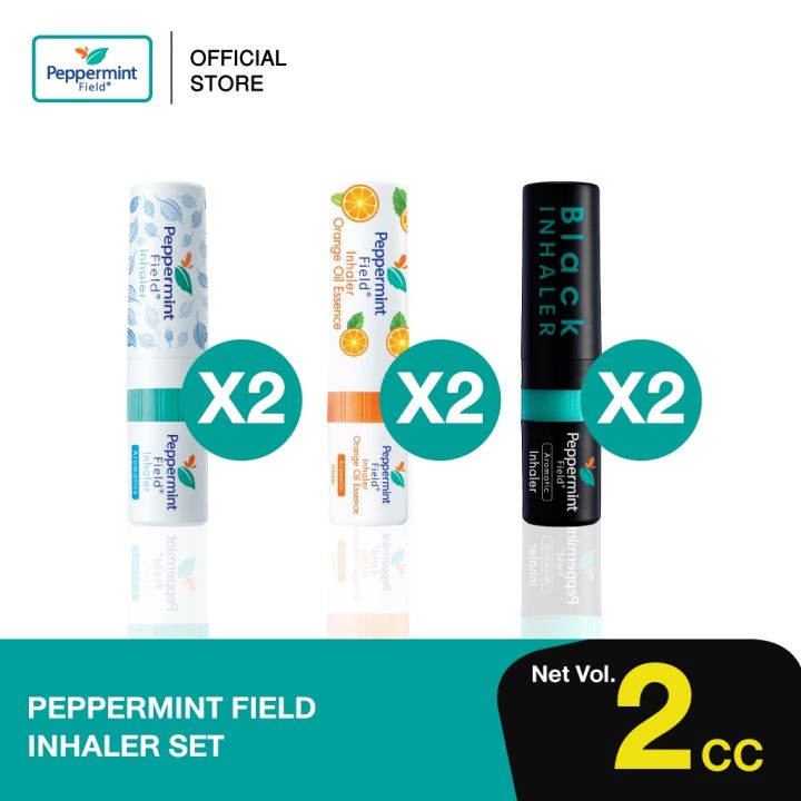 Peppermint Field Inhaler (All in one) -6pcs