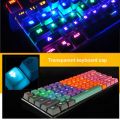 104 Keys Double Shot PBT Backlit Keycaps for Mechanical Keyboard. 