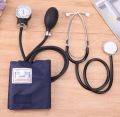 Manual Arm Sphygmomanometer Blood Pressure Gauge with Stethoscope Monitor Device Health Monitors.
