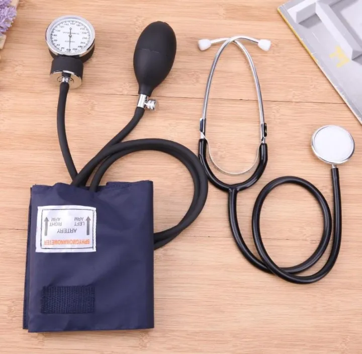 Manual%20Arm%20Sphygmomanometer%20Blood%20Pressure%20Gauge%20with%20Stethoscope%20Monitor%20Device%20Health%20Monitors%20-%20Image%205