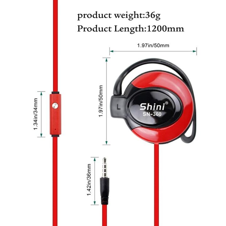 Shini%20Q360%203.5mm%20Over-ear%20Headphones%20Wired%20Headphones%20High%20Bass%20Music%20Earphone%20Ear%20hook%20Headset%20For%20Xiaomi%20Samsung%20Mobile%20Phone%20-%20Image%203