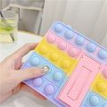 【FUPANG】New pop It iPad fidget toys for 11 Air Pro Mini 4 5 6 antistress silicone iPad case men women Popit S. 
