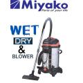 Miyako Wet/Dry/Blower Vacuum Cleaner, MVC-1630L..