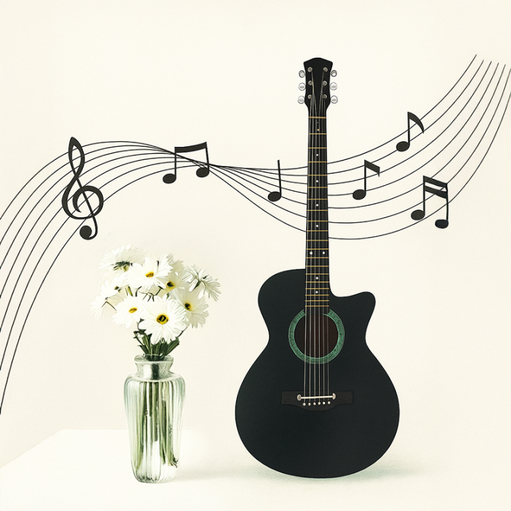 BK-100B%20New%20Black%20Acoustic%20Guitar%20Bundle%20with%20Gig%20Bag,%20Picks,%20Strap,%20Capo,%20Strap%20Lock,%20and%20Pick%20Holder%20-%20Image%202