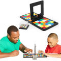 【WSJJ Store】Color Battle Square Race Game Parent-Child Square Desktop Kids Educational Toys Anti Stress Boys Girls Gifts. 