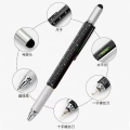 6 in 1 novel Multifunctional Screwdriver Ballpoint Pen Touch Screen Gift Tool School office supplies stationery pen.