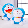 Doraemon doll robot cat doll jingle bell cat doll blue fat man hug pillow plush toy birthday gift female.