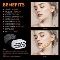 Food-Grade Silica Gel Jaw Line Exercise Ball - Tone Your Neck And Face Muscles For Improved Fitness. 
