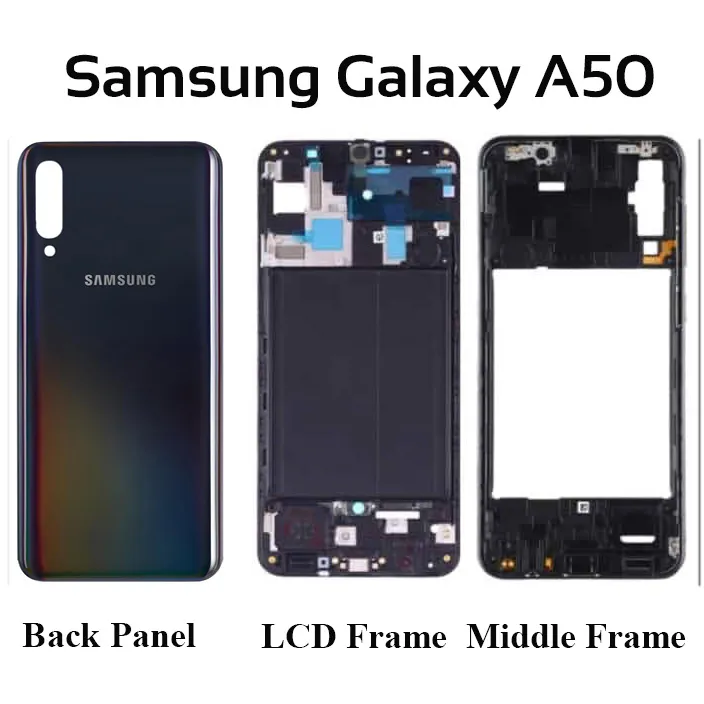 Full%20Body%20Housing%20Set%20for%20Samsung%20Galaxy%20A50%20Includes%20Front%20LCD%20Frame,%20Middle%20Bezel,%20and%20Back%20Panel%20-%20Image%206