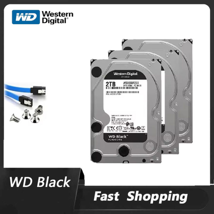 Western Digital WD Black 4TB 3TB 2TB 1TB Performance Internal Hard Drive HDD SATA 64MB Cache 3.5 Inch Suitable 3TB 4TB