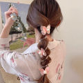 Elastic Telephone Wire Hair Ties Women Girls Butterfly Hair Bands Spiral Coil Rubber Band Ponytails Head Rope Hair Accessories.