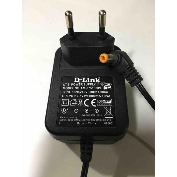 Original Netzteil D-Link AM-0751000V 7.5V-1000mA 7.5VA für D-Link DGS