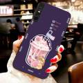For Vivo S1 Pro Back Cover Case Fashion Honey Peach Milk Tea Soft Silicone Shockproof Camera Lens Protector Phone Cases. 