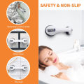 Bathroom & Shower Helping Handle Safety Grip Anti Slip Support Double Locking Handle Safety Cup Absorption.