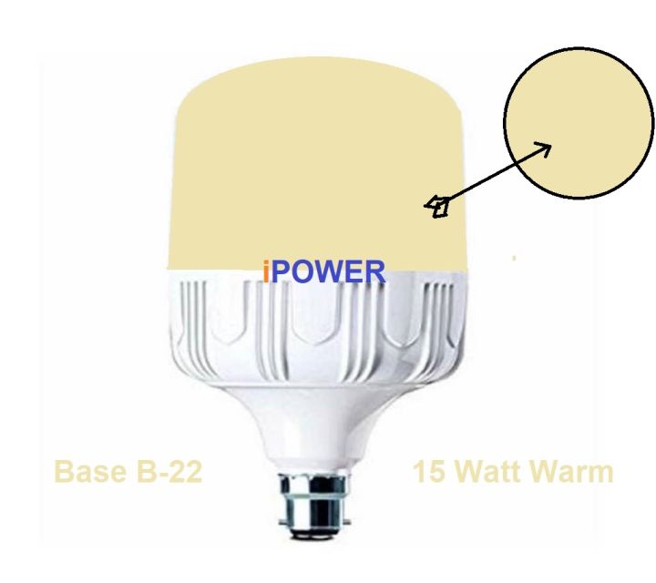 Warm Color 15 Watt Energy Saving LED Light