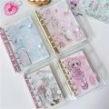 A6/A7 Transparent Korean Cute Diary Journal Notebook Loose-leaf Binder Kawaii Notebook Agenda Organizer School Stationery.