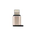 Micro USB to Lightening Converter Adapter - Gold. 
