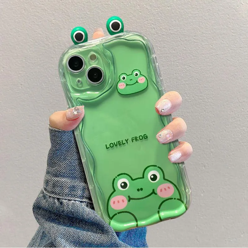 Custodia carina hippie Fairy Frog compatibile con iPhone 14 Plus