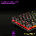 Rgb Keyboard Backlit Gaming Keyboard Twolf T20 Rgb Lighting - Illuminate Your Gaming Setup With Vibrant Colors. 