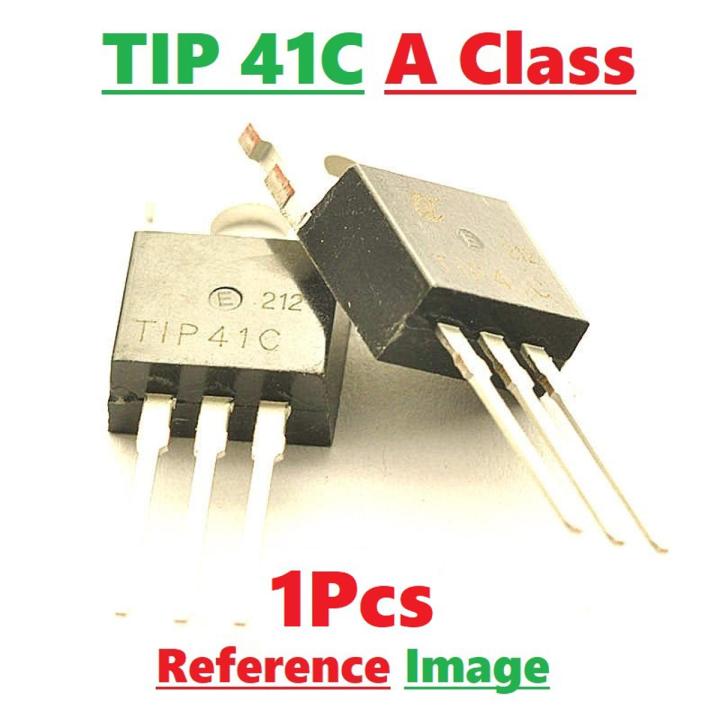 A CLASS TIP41C Transistor TIP41C IC TIP41 Transistor NPN 100V 6A 65W Power Transistor TO-220 Package 3Pin Leads