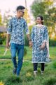 Ready Made Slab Cotton Viral Couple Set Matching Dress Traditionally Dress Fashionable Long Salwar Kameez Full Sleves Shirt For Stylish Woman  Man 2pis. 