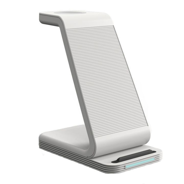 (New)D2 3 In 1 15W Wireless Vertical Charger D2 (White)/D2 (Black)